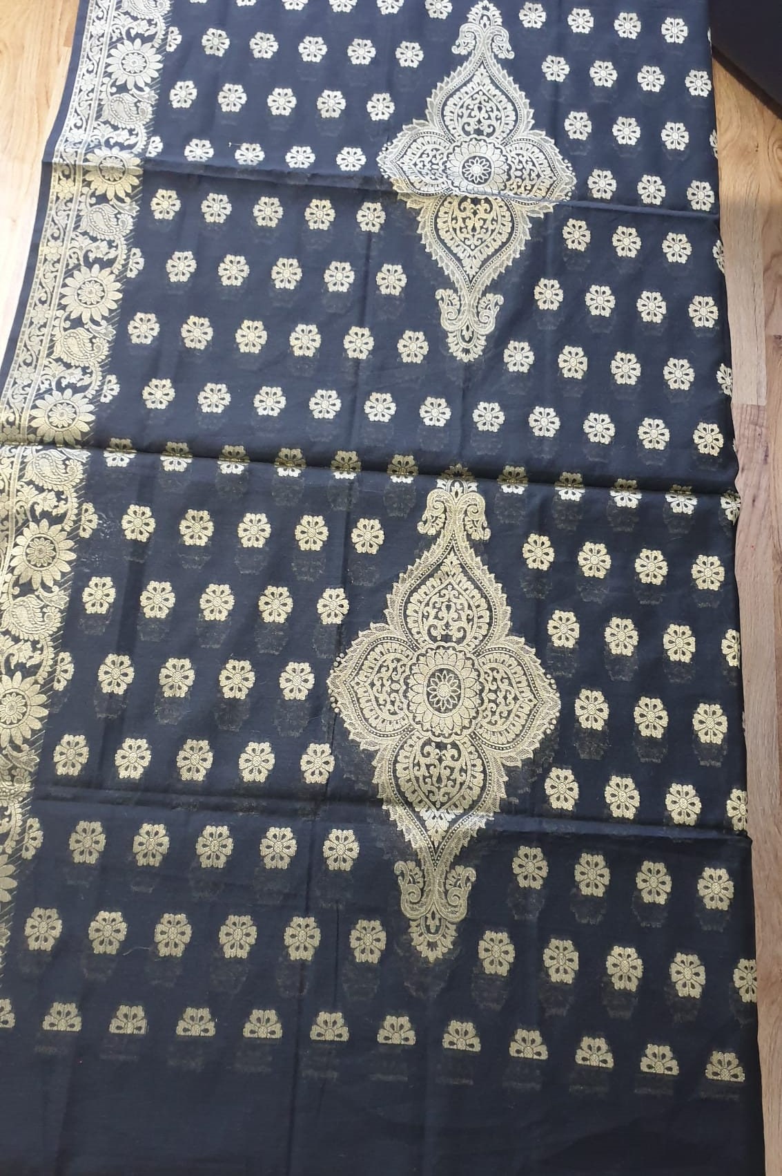Indian Wedding Chanderi Silk Weaving Dupatta Scarf