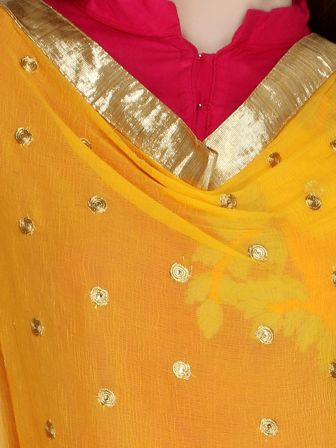 Embroidered Chiffon Dupatta Indian Wedding Accessories
