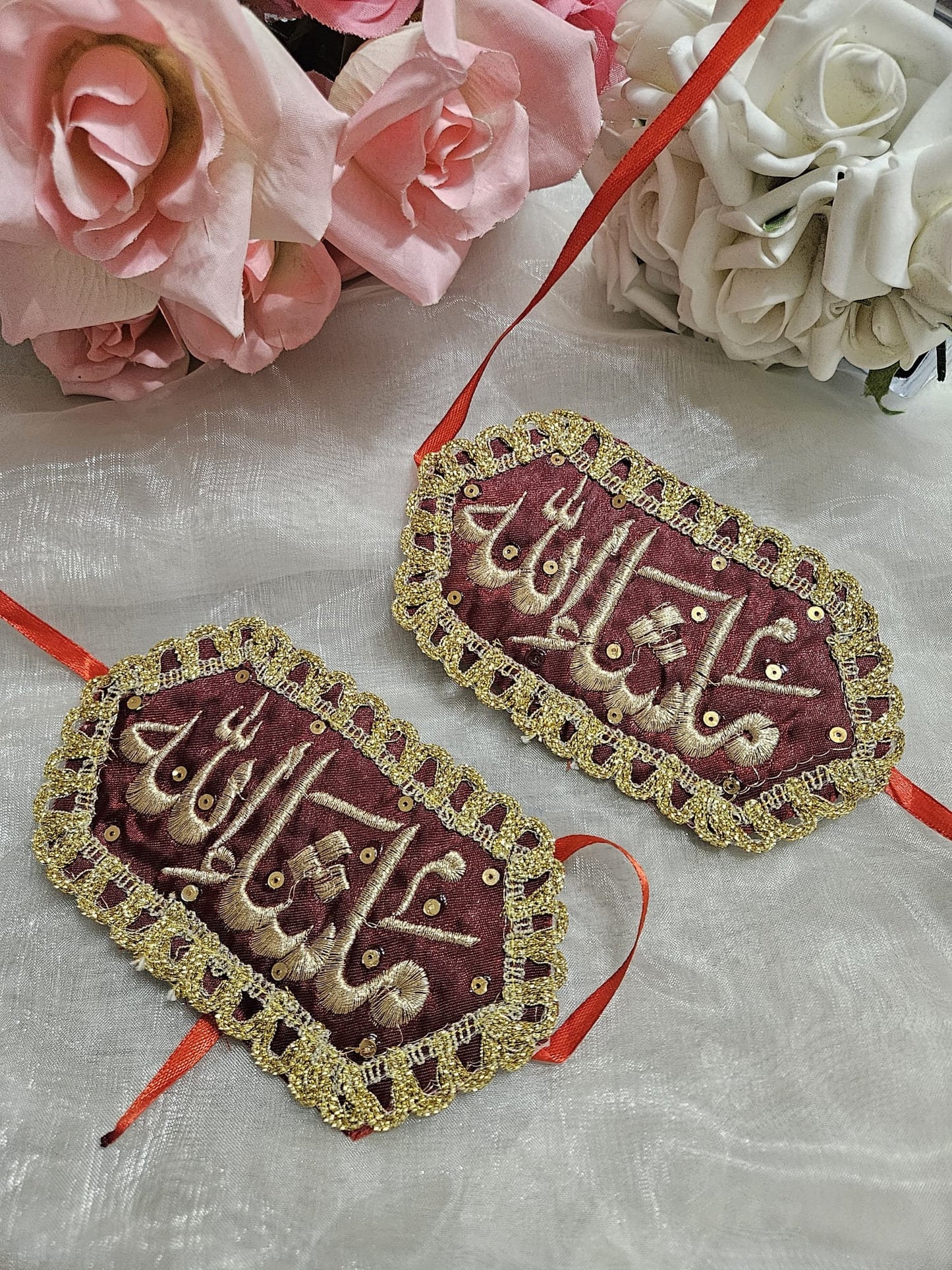 2 Mashallah Fancy Wedding Party Imam Zamin Armband Bride Groom