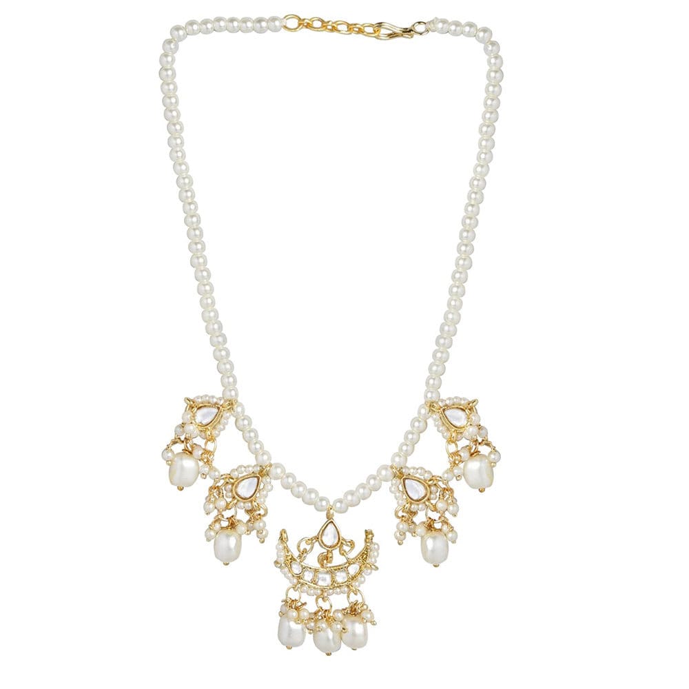 White Pearls Pendant Set for Women Indian Jewellery Sets