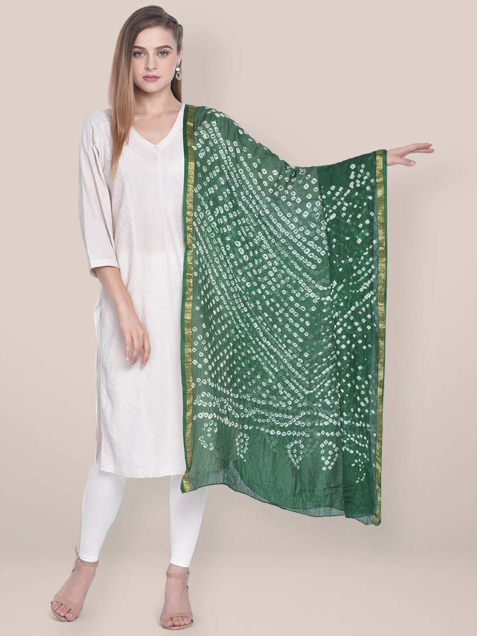 Bandhini Silk Printed Dupatta Chunri Print Dupatta Assorted Colours