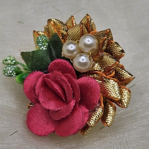 Artificial Flower Ring Mehndi Dholki Haldi Jewellery